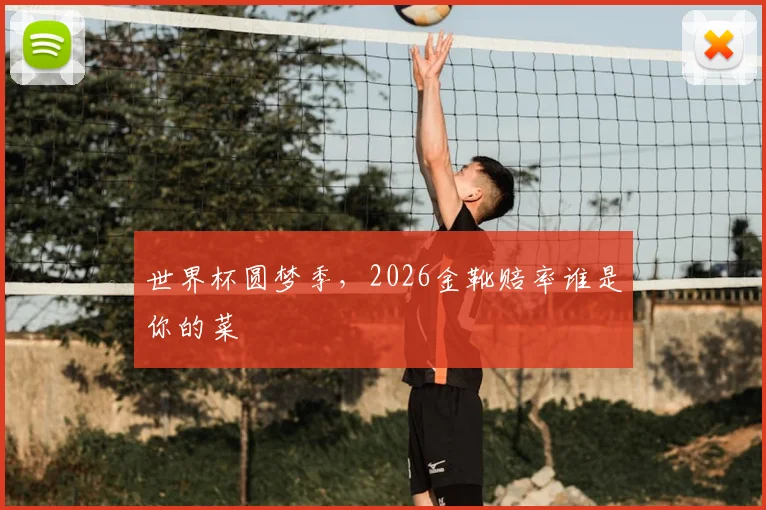 世界杯圆梦季,2026金靴赔率谁是你的菜